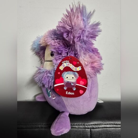 New Squishmallows Frumpy 12" and Eden 8" Bigfoot Yeti Valentine's Easter Bundle - Picture 10 of 11